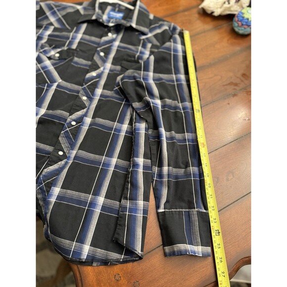 Vintage 80's‎ Wrangler Western Shirt XL USA Made Used - Picture 7 of 7